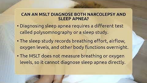 Can An MSLT Diagnose Both Narcolepsy And Sleep Apnea? - Sleep Apnea Support Network