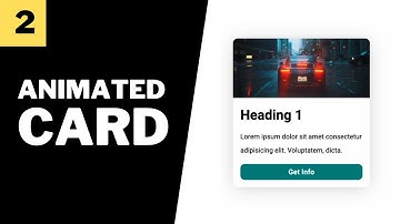 Design An Animated Card Using HTML, CSS & GSAP (Part 2)