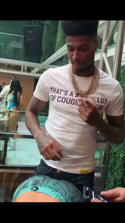 Rock getting blueface a lap dance
