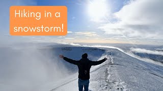 Climbing Pen Y Fan in the SNOW