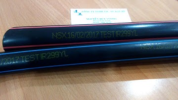 MÁY IN PHUN CHỮ TRÊN ỐNG NHỰA- MÁY IN DOMINO