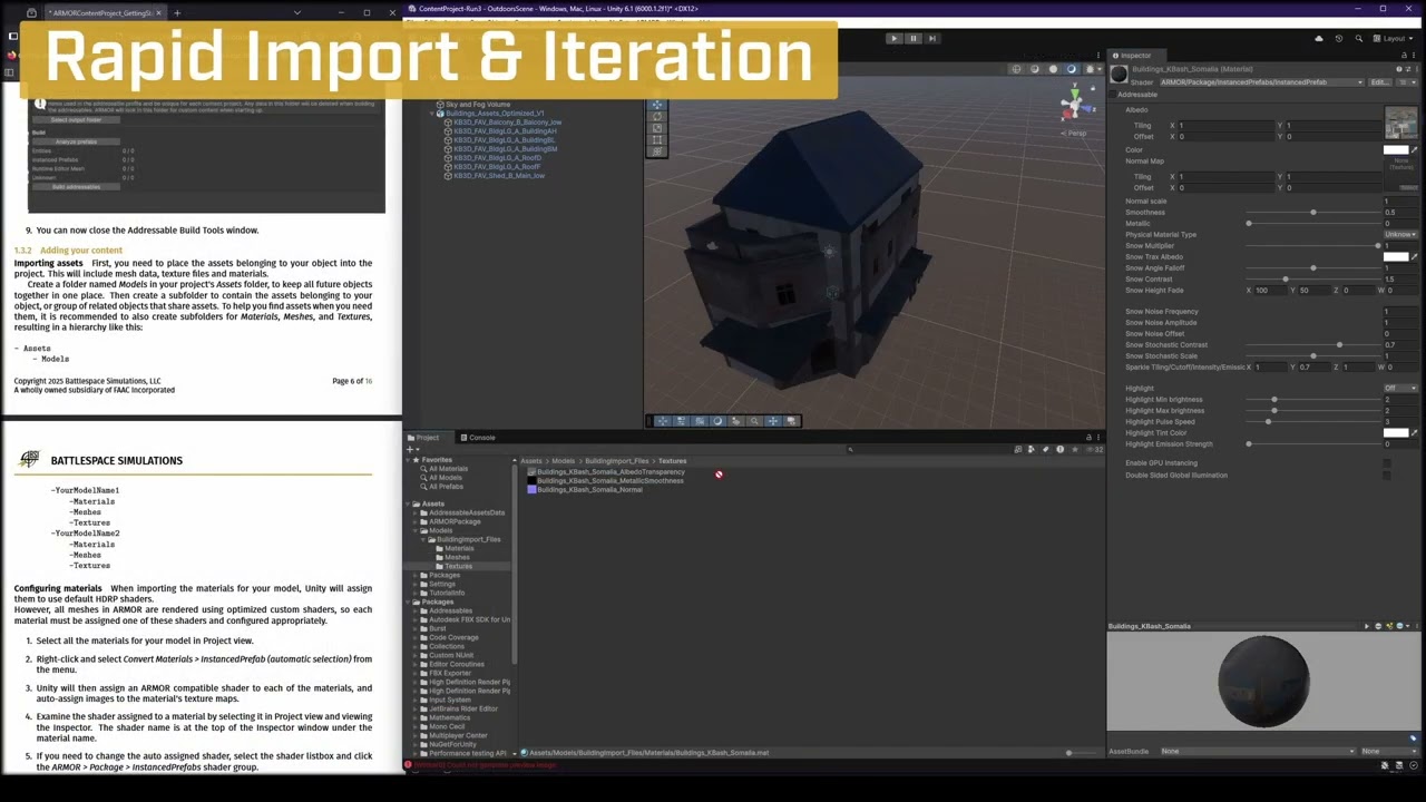 Bringing Custom 3D content into ARMOR