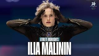 Between Personal Pressure & Team Gold 🥇⛸️ Ilia Malinin's Olympic Debut | Athlete Highlights