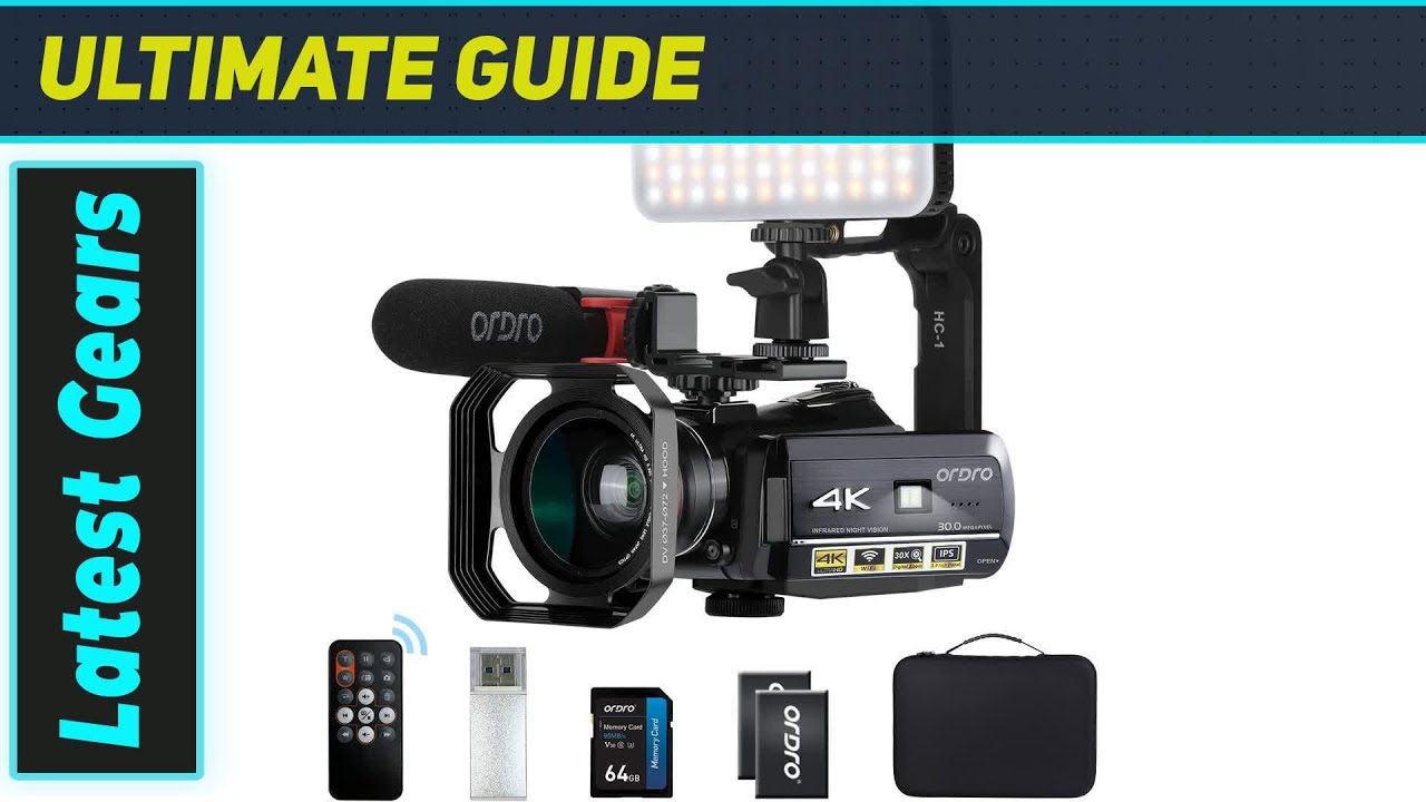 ORDRO 4K Camcorder: Best Budget Vlogging Camera Setup? - YouTube