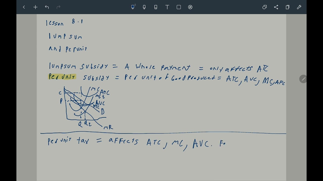 AP Micro unit 8.1 lumpsum and per unit taxes and subsidies