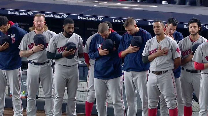 BOS@NYY: Yankees hold moment of silence for No. 16