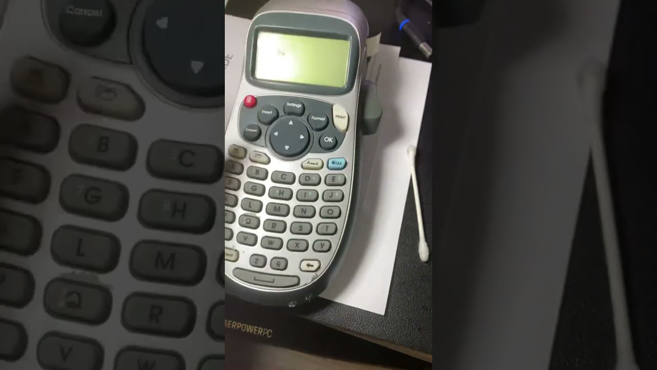 Dymo Letratag to fix faint print or white like - ink issue. #printer