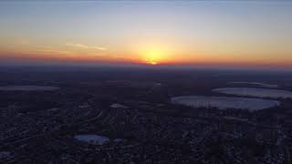Chicago Sunset - Drone Footage