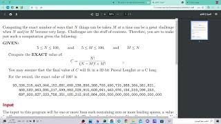 combinations uva solution