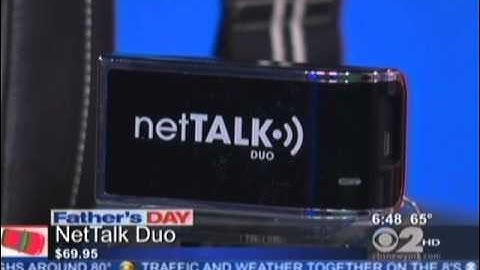 netTALK DUO showcased on News This Morning in New York on CBS 2