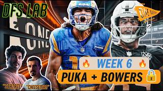 NFL DFS Week 6: Bryce Young Stack, Puka Nacua & Brock Bowers | DraftKings