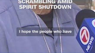 Travelers left scrambling amid Spirit shutdown