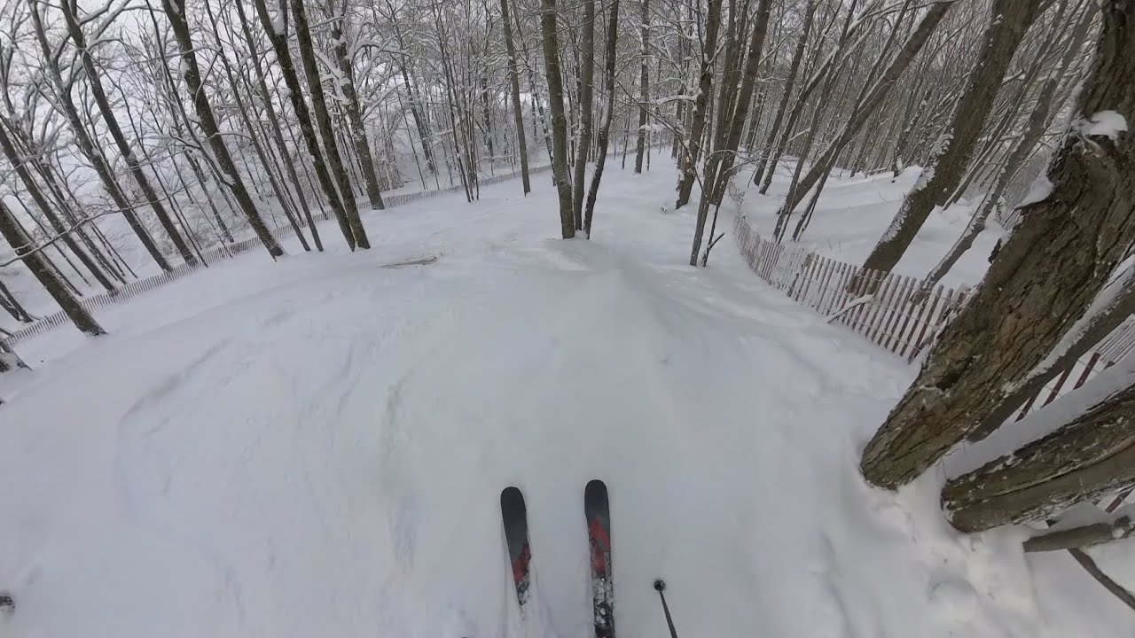 Early Season Exploration - Caberfae Peaks “Backcountry” and Slopes | (4K POV) 