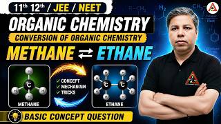 Organic Chemistry Conversion Made Easy | Methane to Ethane & Ethane to Methane | JEE/NEET | Arun Sir