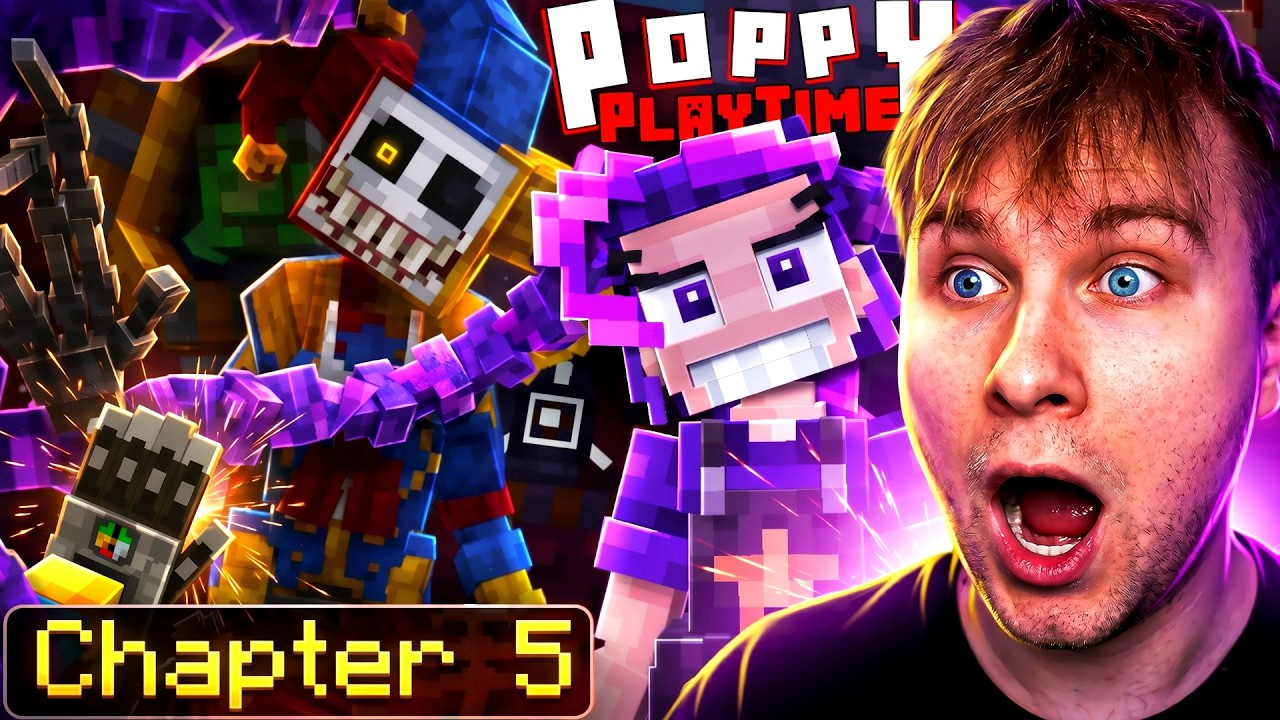 NIKDY NEHRAJ TENTO POPPY PLAYTIME MINECRAFT MOD ! 😱