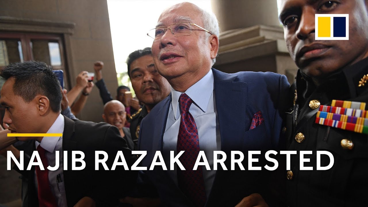Malaysia’s former Prime Minister Najib Razak arrested on corruption charges