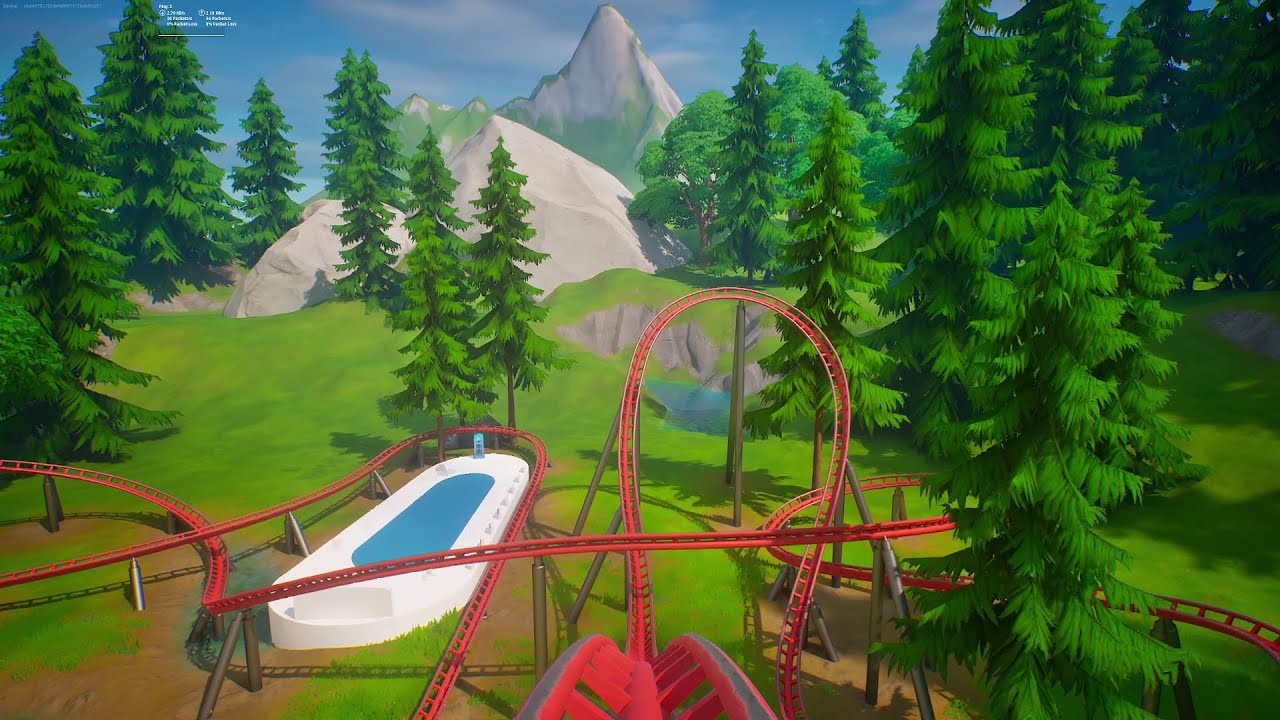 Roller Coaster in Fortnite. Map Code 480404637137 YouTube