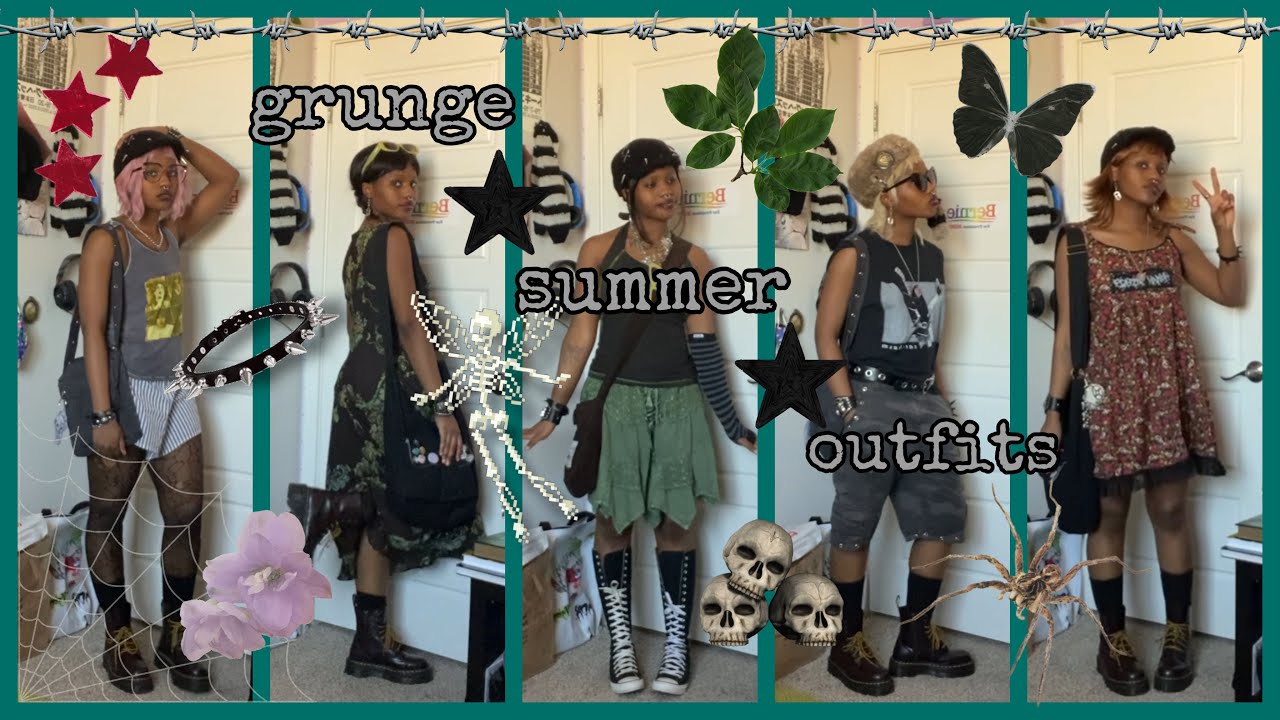 ☆ alt/fairy grunge summer outfit ideas 2023 ☆ 