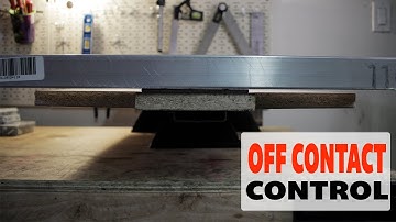 Off contact control for line table press