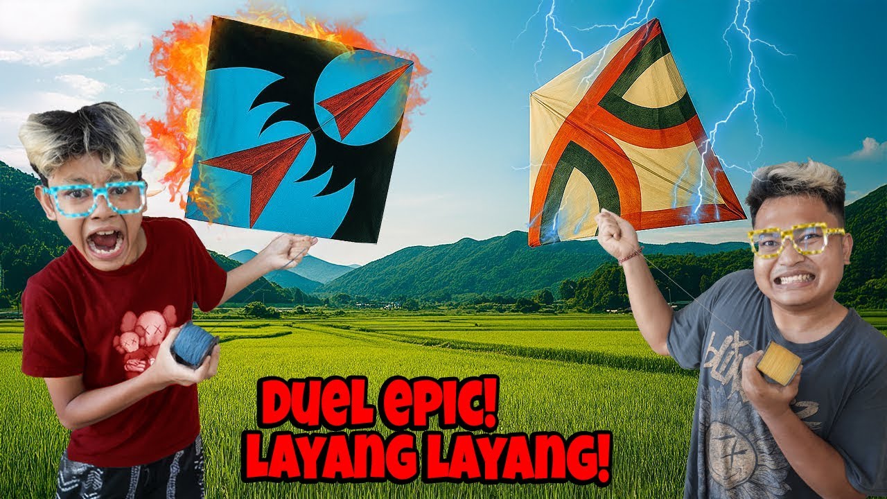 SENGIT!!! BATTLE SENGIT LAYANGAN BOCIL VS YUTA PALING GANAS DI DUNIA!!!