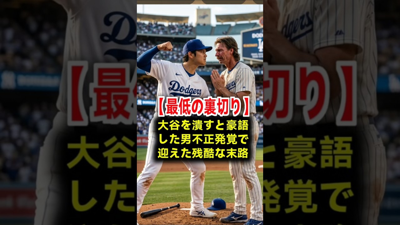 【永久追放】日本のせいにする異常な韓国メディア 大谷を狙った男の残酷な末路 #大谷翔平 #MLB