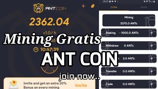 Ant Network||Aplikasi Mining Gratis||Join sekarang screenshot 1