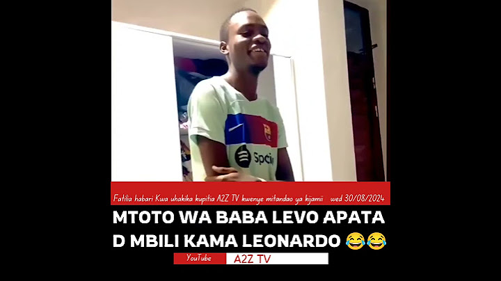 MTOTO WA BABA LEVO APATA D MBILI KAMA LEONARDO #news #africa #automobile