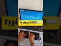 Typing ASMR on mechanical keyboard #asmr #typing #typingspeed