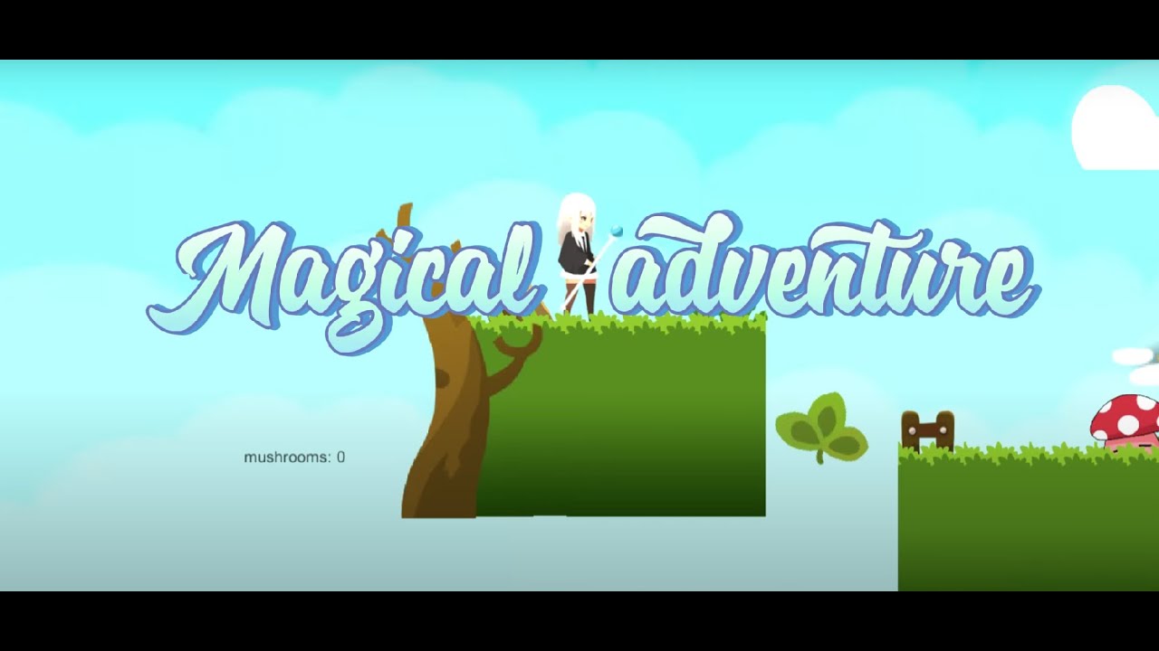 Magical forest in Unity (gameplay)