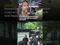 Russell Brand appears in London court as rape and sexual assault trial begins