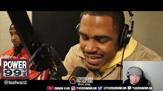 Demon Kam Reacts to @leafward on the come up show with @DjCosmicKev