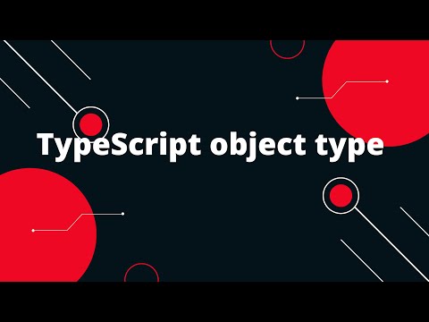 Typescript Tutorial #9 TypeScript object type