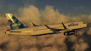 MSFS2024: Fenix jetBlue Airbus A320 Ronald Reagan National to Palm Beach International Airport