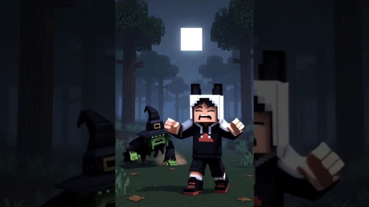 “Haunted Minecraft Forest – पैर रहित चुड़ैल!” 