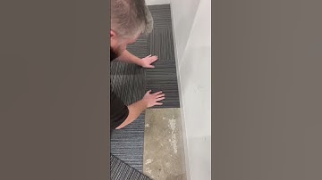 Carpet tiles - Training day ✅#flooring #howto #diy #tips #tricks #teirnanmccorkell #manchester