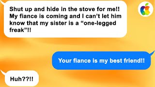 [Apple] Sis called me a 'one-legged freak' then forced me to hide in the stove cuz she embarrassed