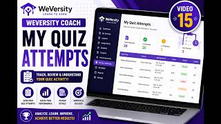 WeVersity My Quiz Attempts Tab | Complete Guide for Coaches