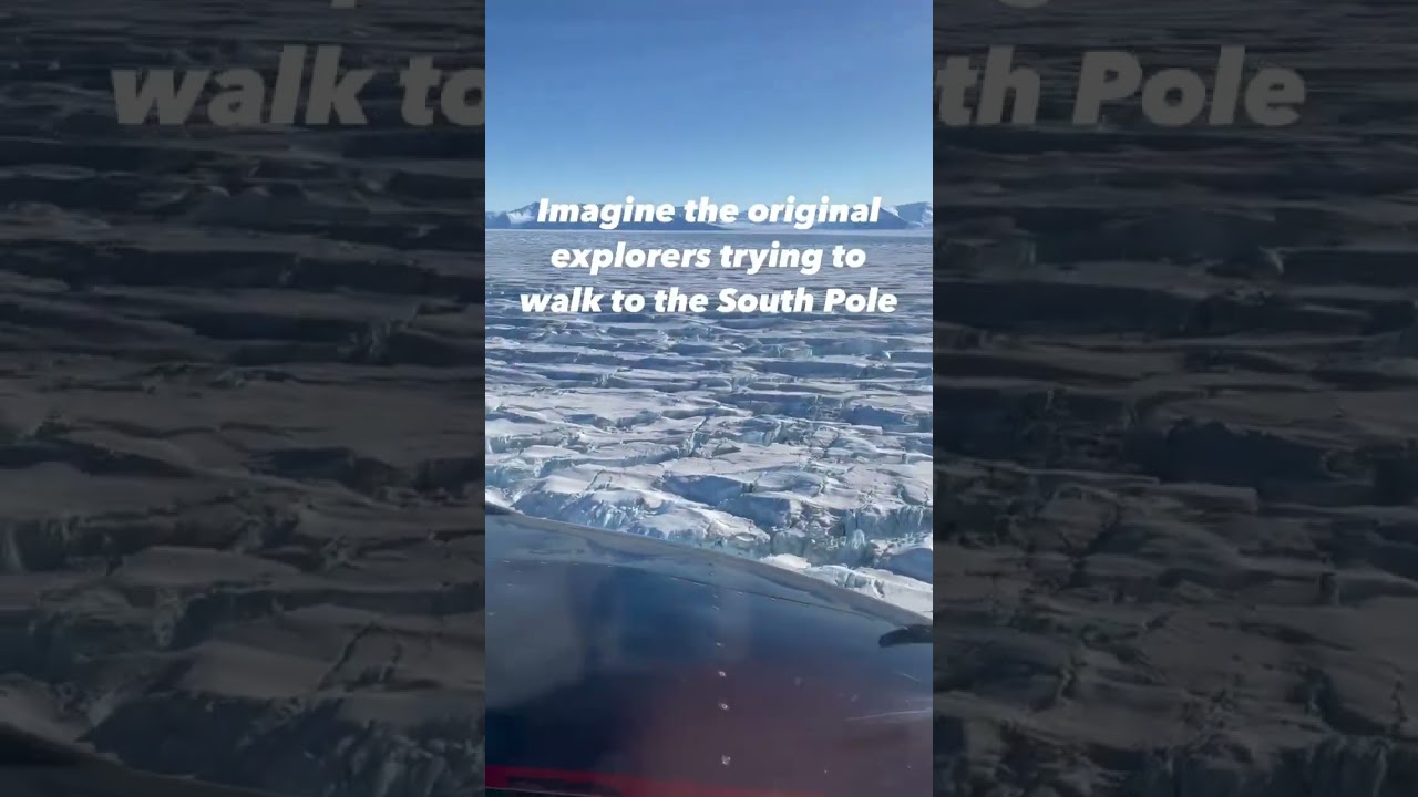 Insane Views Flying over Antarctica