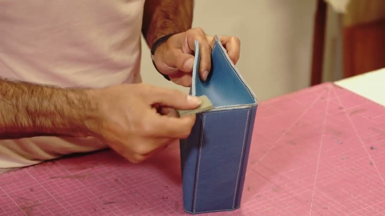 Making a HANDMADE LEATHER HANDBAG | Full process | HYPER ASMR