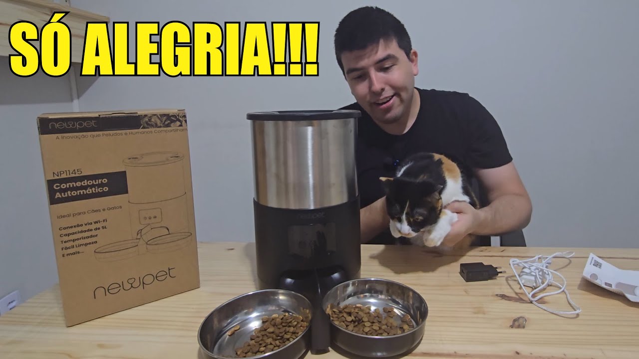 O Melhor Alimentador Automático para Pets - É REVOLUCIONÁRIO!