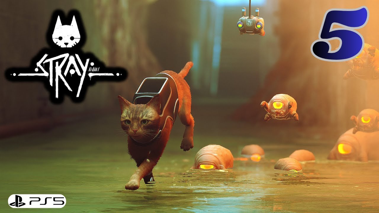 STRAY PS5 - PART 5 GAMEPLAY WALKTHROUGH | HotRod Rider