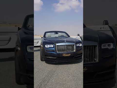 Unrivaled Open-Top Might | Rolls Royce Dawn Onyx Concept | Discover the Elite Dourado Luxury Car