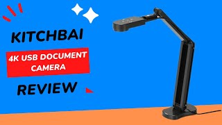 Kitchbai 4K USB Document Camera for Teacher, 8MP Webcam & Visualiser Review