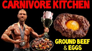 Carnivore Kitchen: HOW MUCH GROUND BEEF AND EGGS Should You Eat to LOSE FAT??? Carnivore Diet Tips Ground Beef Nutrition 80 20