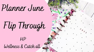 June Planner Flip Through - Wellness and Catch all