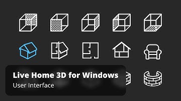 User Interface - Live Home 3D for Windows Tutorials