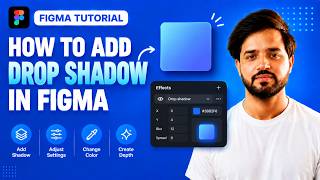 How to Add Drop Shadow in Figma | Figma Shadow Tutorial for Beginners