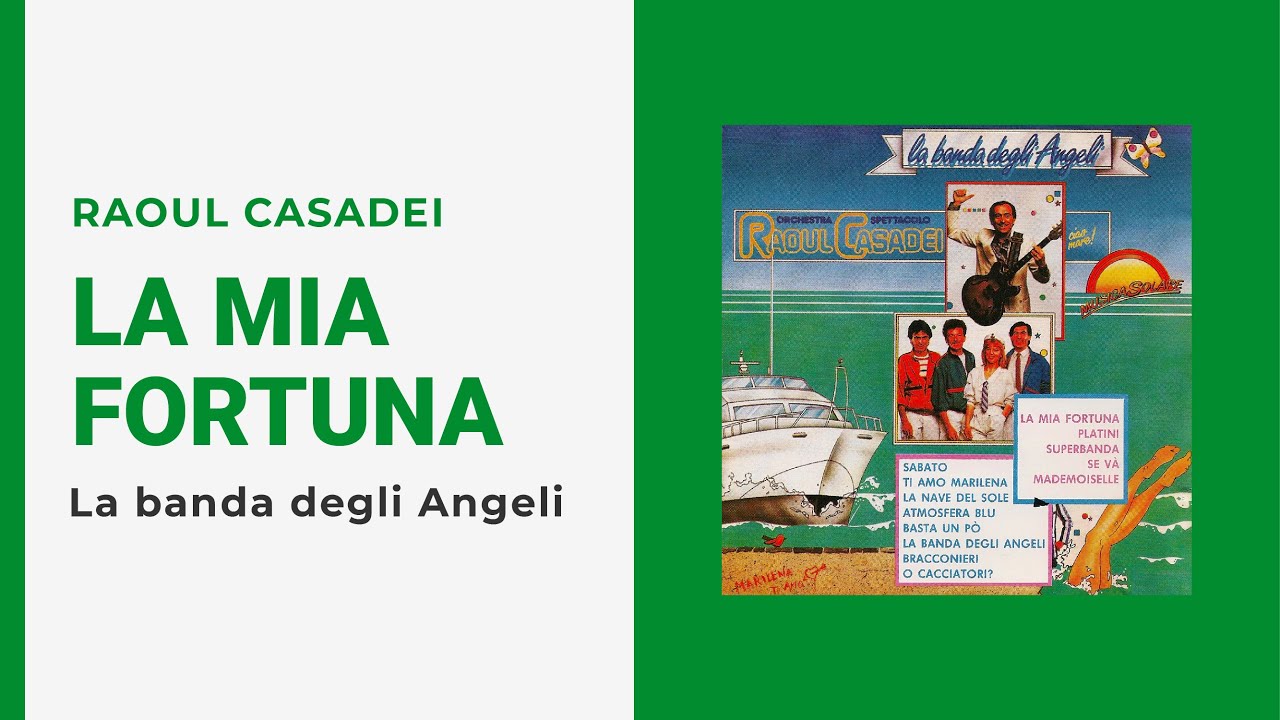 Raoul Casadei - LA MIA FORTUNA (Video Ufficiale + Testo) - YouTube