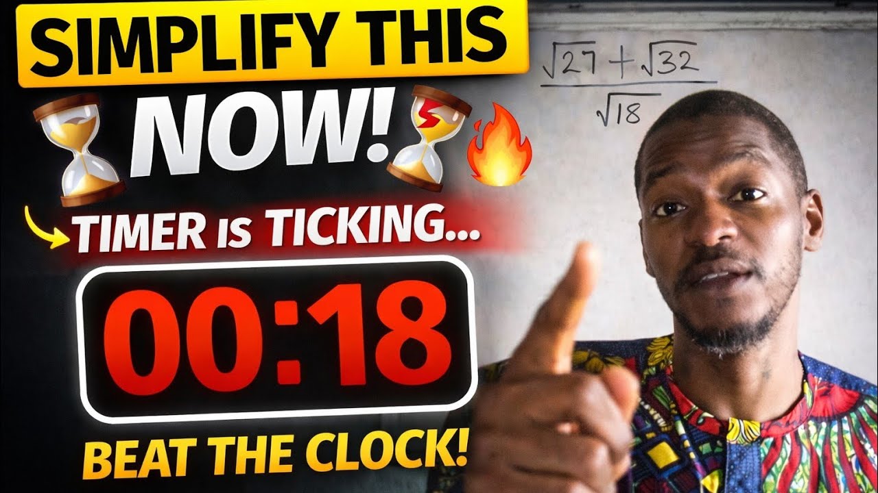 Simplify This Before Time Runs Out ⏳🔥