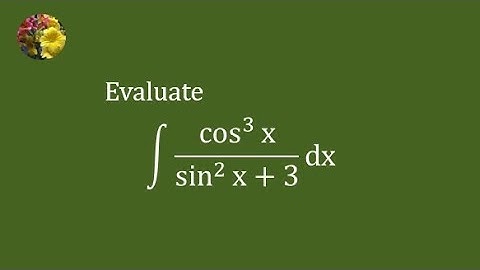 Solving indefinite integral using algebraic manipulation